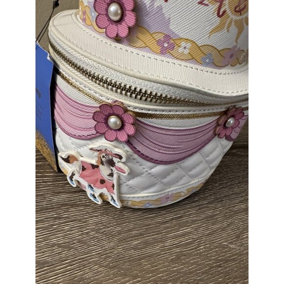 Danielle Nicole x Disney Rapunzel & Flynn Tangled Wedding Cake Crossbody C30 - Picture 4 of 6